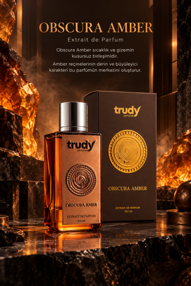TRUDY OBSCURA AMBER Erkek Extrait de Parfum 100 ml