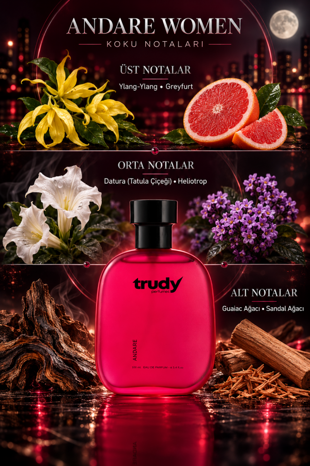 TRUDY ANDARE WOMEN Kadın Parfüm EDP 100 ml
