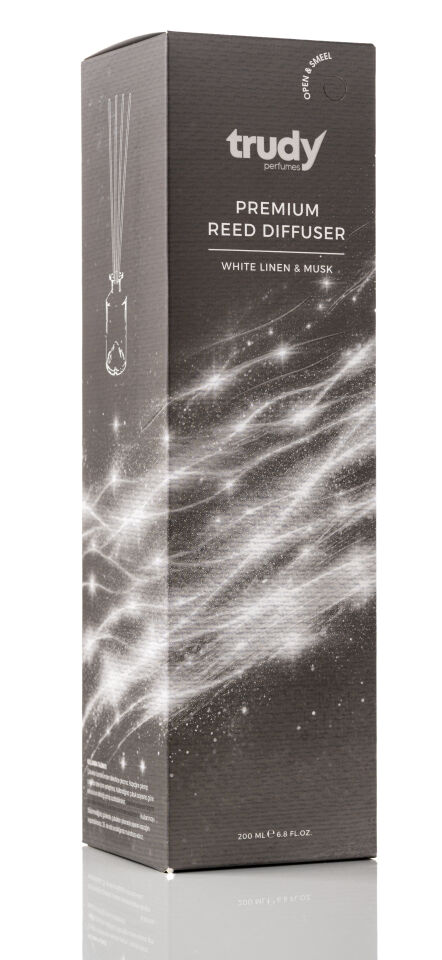TRUDY WHITE LINEN & MUSK Reed Diffuser 200 ml